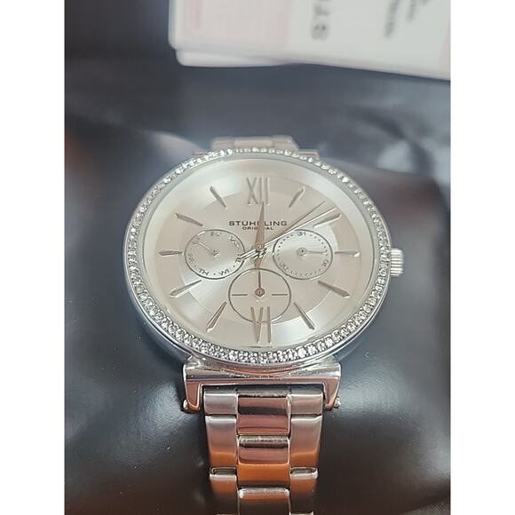 Stuhrling Original Womens Watch 143723 Stainless Steel Swarovski Crystal Quartz main image 6